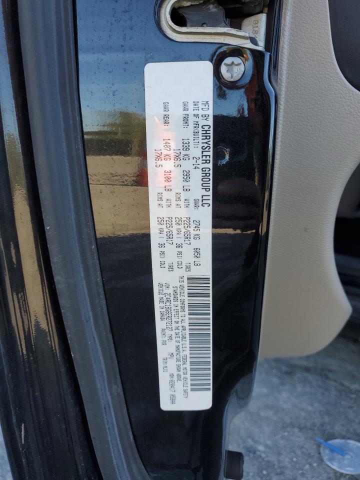 2014 Chrysler Town & Country Touring VIN: 2C4RC1BG6ER272127 Lot: 82590825