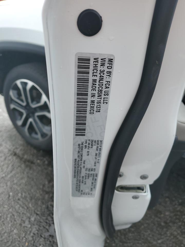 2022 Jeep Compass Limited VIN: 3C4NJDCB5NT161378 Lot: 86287665