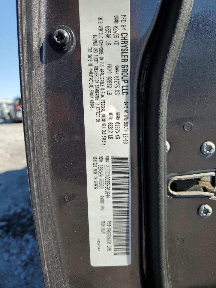 2014 Chrysler 300 S VIN: 2C3CCAGG0EH201644 Lot: 87209775