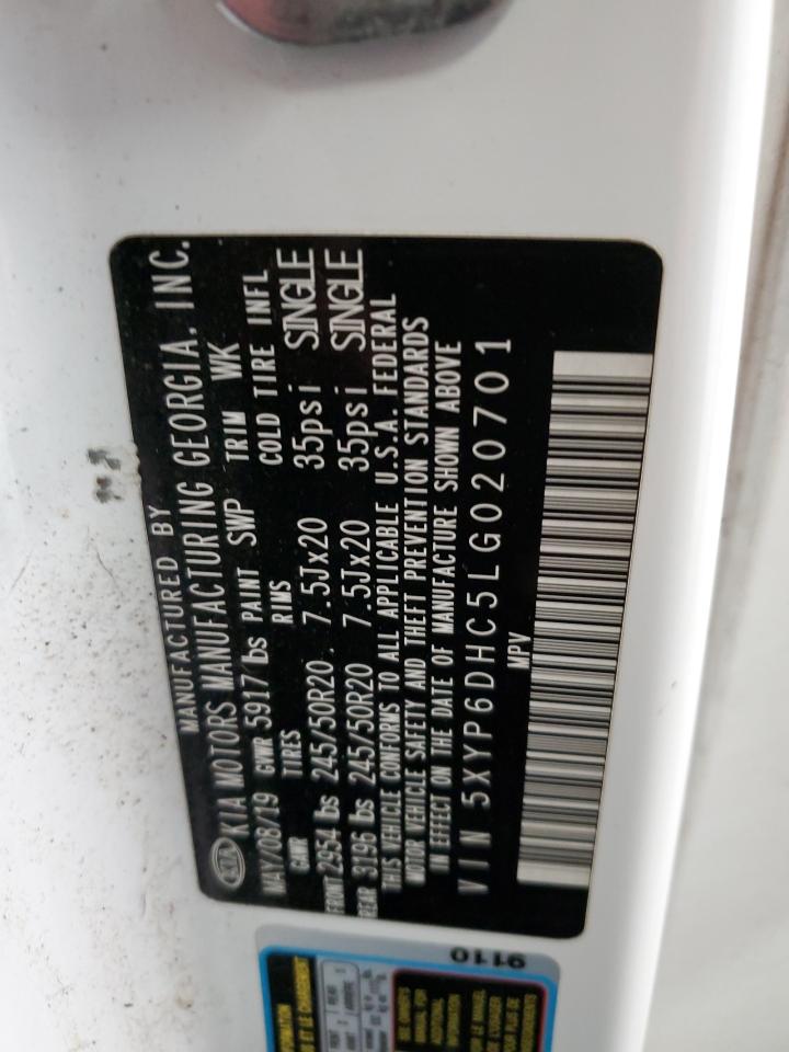 2020 Kia Telluride S VIN: 5XYP6DHC5LG020701 Lot: 85497415