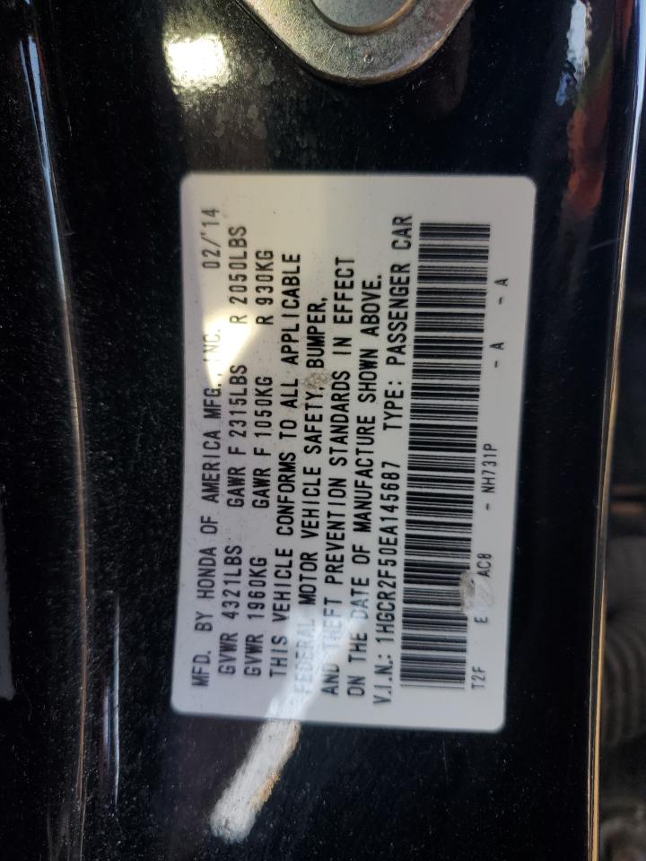 2014 Honda Accord Sport VIN: 1HGCR2F50EA145687 Lot: 82364445