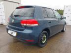 2013 VOLKSWAGEN GOLF MATCH TDI 1.6 TDI 105 MATCH 5DR for sale at Copart WHITBURN