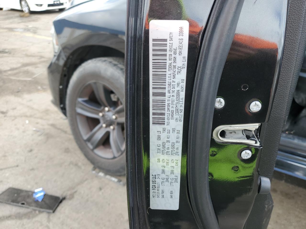 2018 Ram 1500 Sport VIN: 1C6RR7MT9JS268004 Lot: 82632355