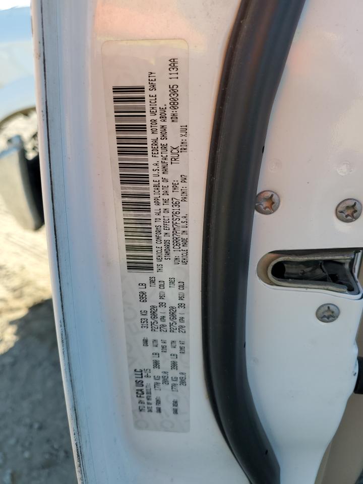 2015 Ram 1500 Longhorn VIN: 1C6RR7PM7FS761367 Lot: 82435485