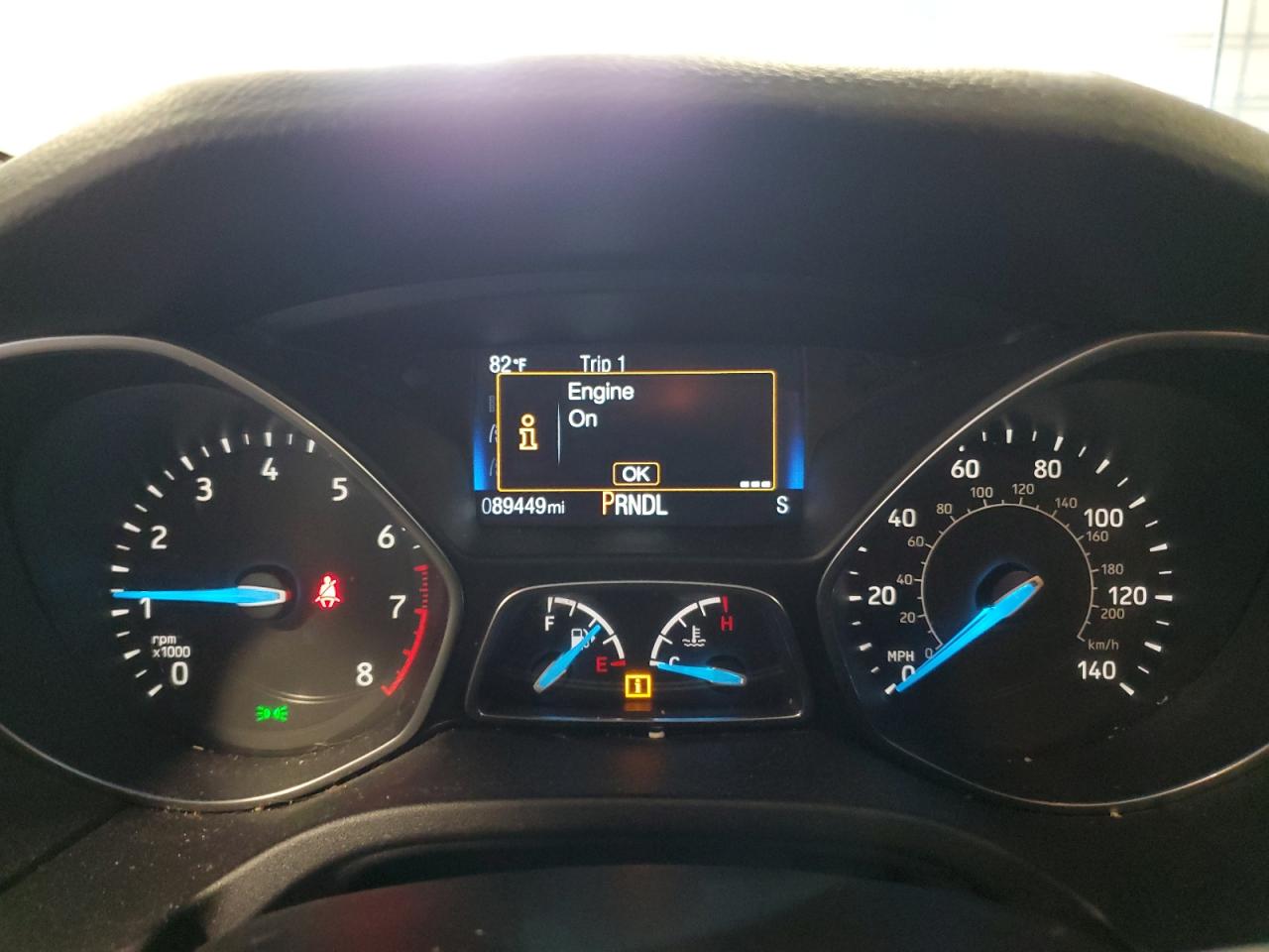 2017 Ford Focus Se VIN: 1FADP3F2XHL309272 Lot: 81992155