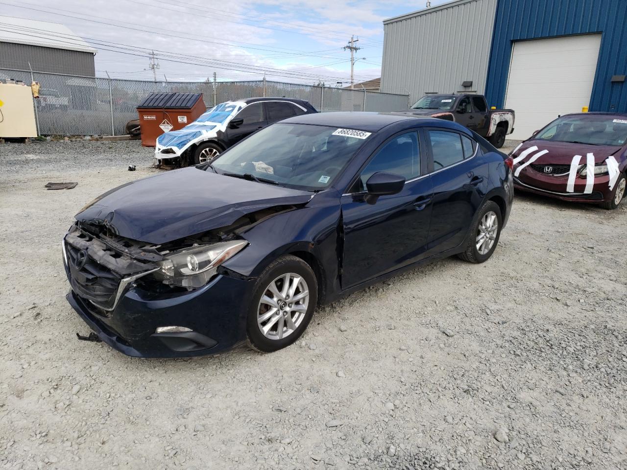 2014 Mazda 3 Touring blue null gas JM1BM1V76E1126342 photo #1