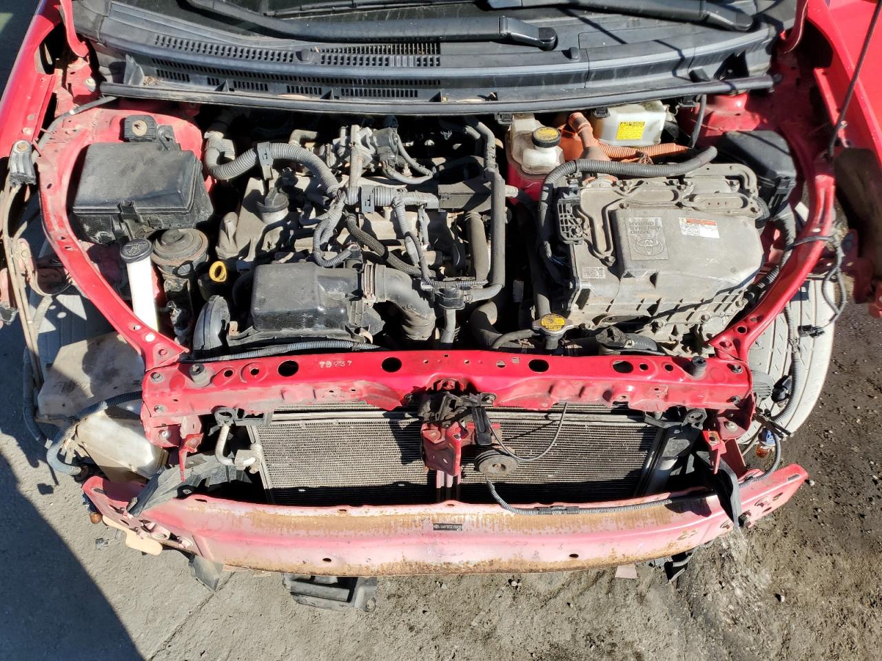 2012 Toyota Prius C VIN: JTDKDTB33C1504286 Lot: 90546175