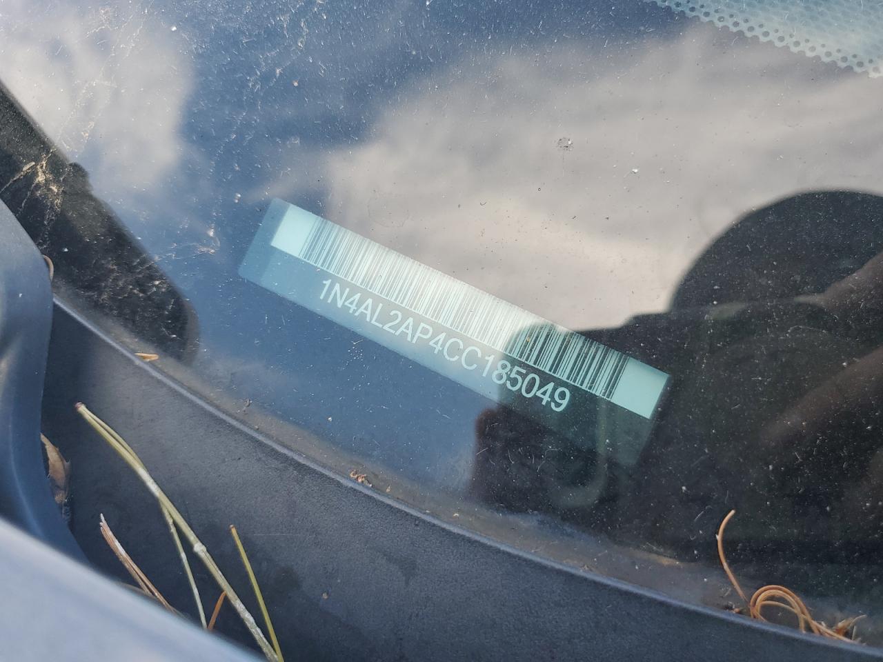 2012 Nissan Altima Base VIN: 1N4AL2AP4CC185049 Lot: 86313575