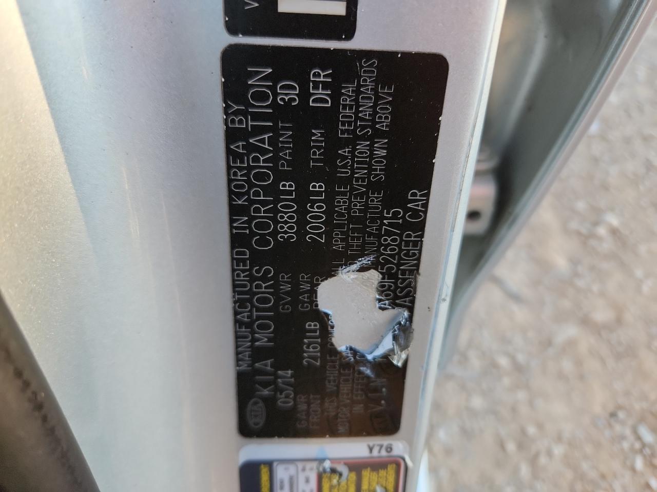 2015 Kia Forte Lx VIN: KNAFK4A69F5268715 Lot: 86455965