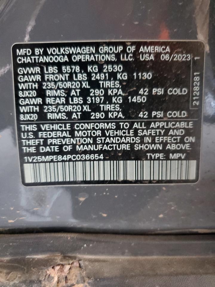 2023 Volkswagen Id.4 S VIN: 1V25MPE84PC036654 Lot: 85159175