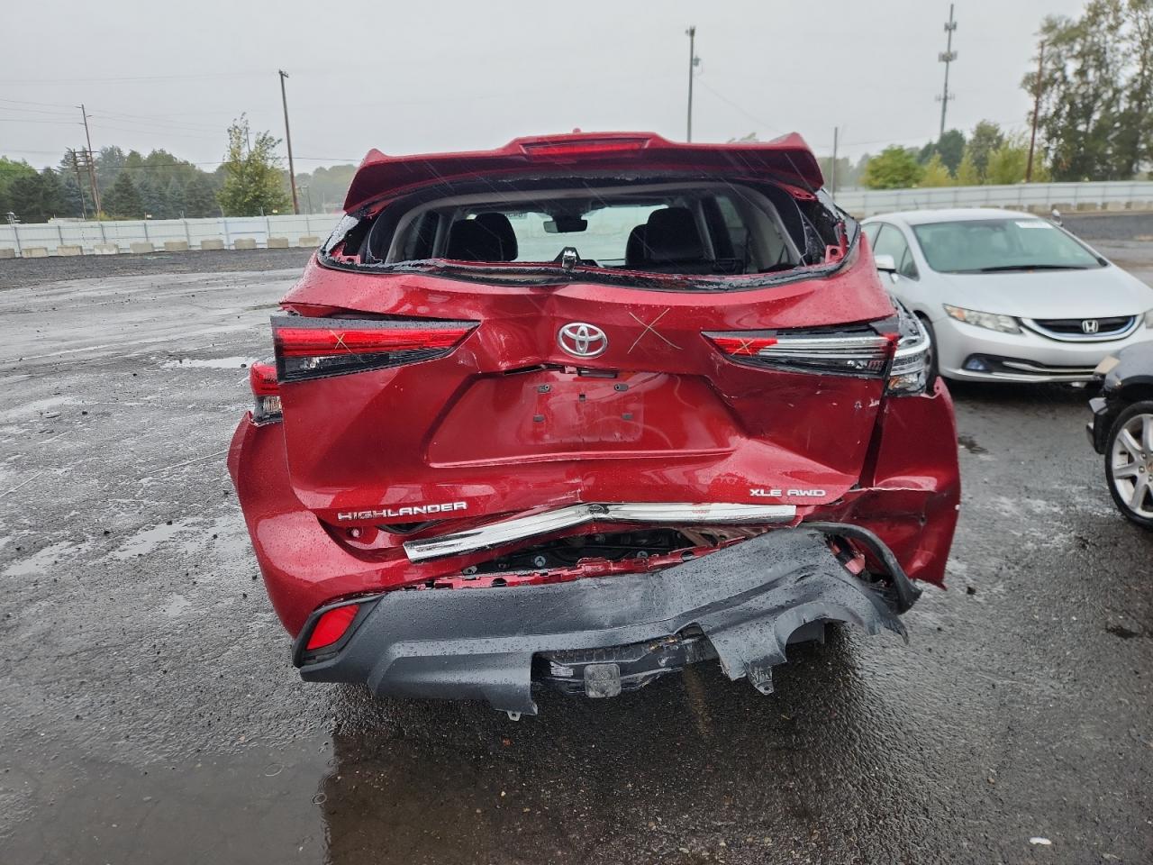 2022 Toyota Highlander Xle VIN: 5TDHZRBHXNS171732 Lot: 84588955