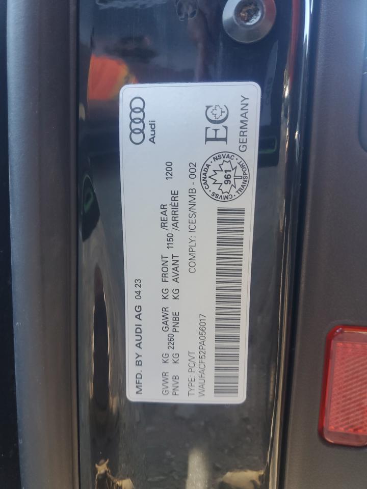 2023 Audi A5 Premium Plus 45 VIN: WAUFACF52PA056017 Lot: 84917235