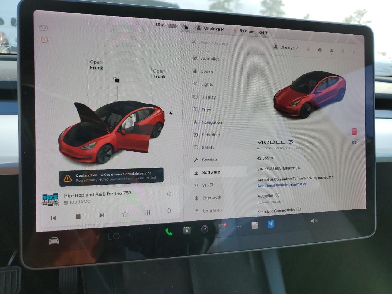 2021 Tesla Model 3 VIN: 5YJ3E1EA4MF973184 Lot: 72001155
