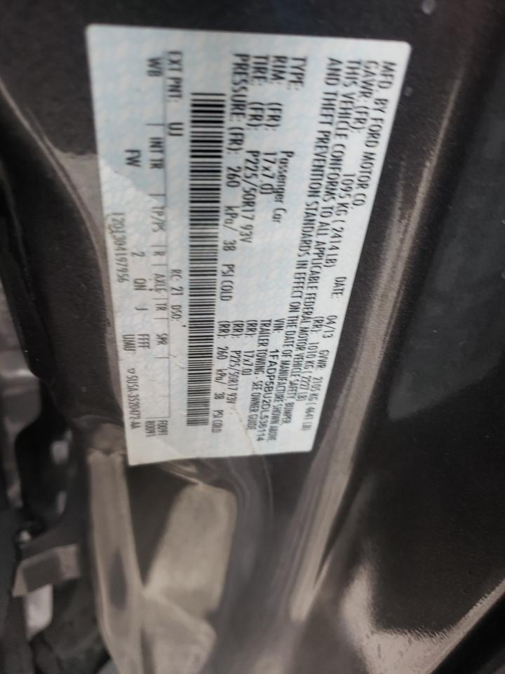 2013 Ford C-Max Sel VIN: 1FADP5BU2DL536114 Lot: 90214335