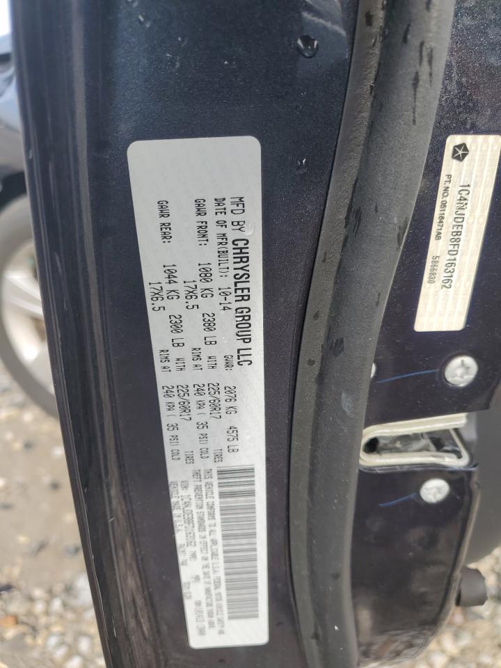 2015 Jeep Compass Latitude VIN: 1C4NJDEB8FD163162 Lot: 82296965