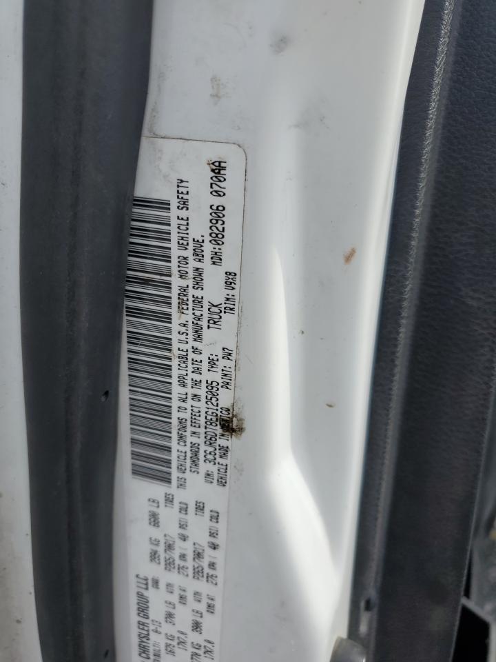 2014 Ram 1500 St VIN: 3C6JR6DT8EG125095 Lot: 87373935