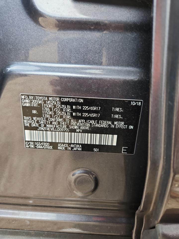 2018 Toyota Rav4 Le VIN: JTMZFREV8JJ209755 Lot: 82346475