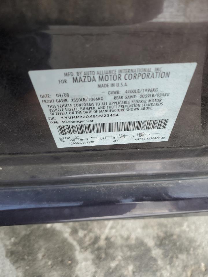 2009 Mazda 6 I VIN: 1YVHP82A495M23404 Lot: 86308775