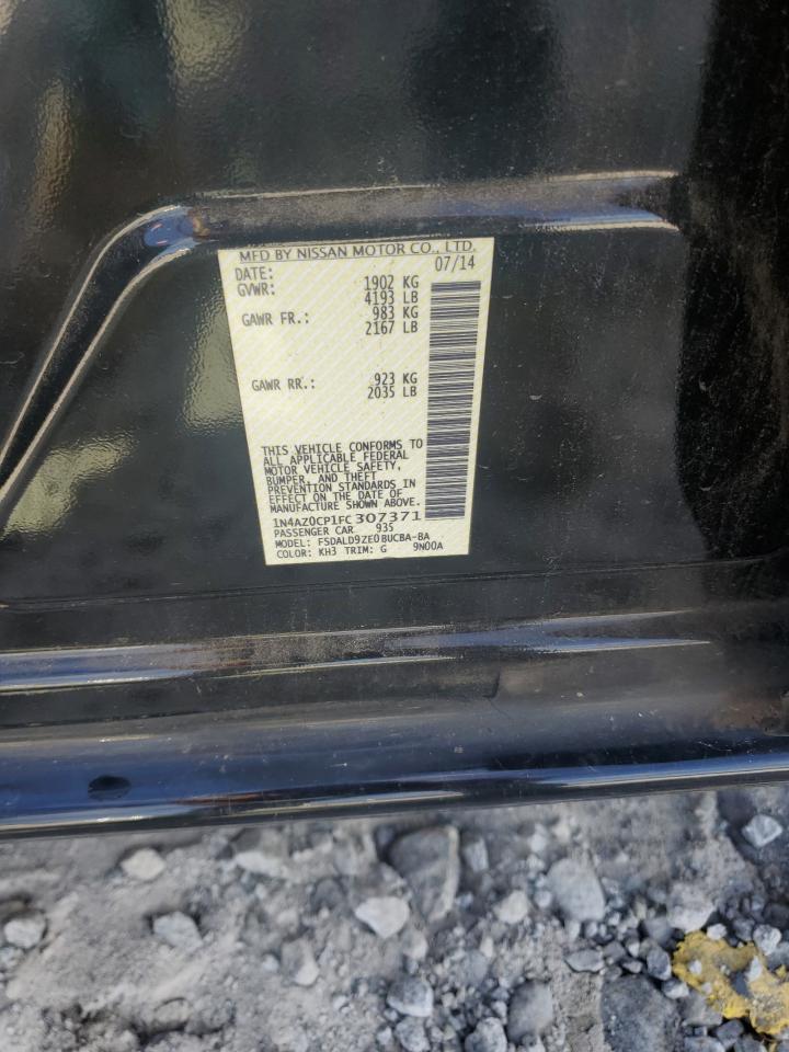 2015 Nissan Leaf S VIN: 1N4AZ0CP1FC307371 Lot: 85001105