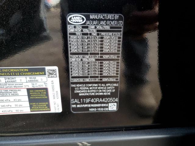 2024 LAND ROVER RANGE ROVER SPORT AUTOBIOGRAPHY  