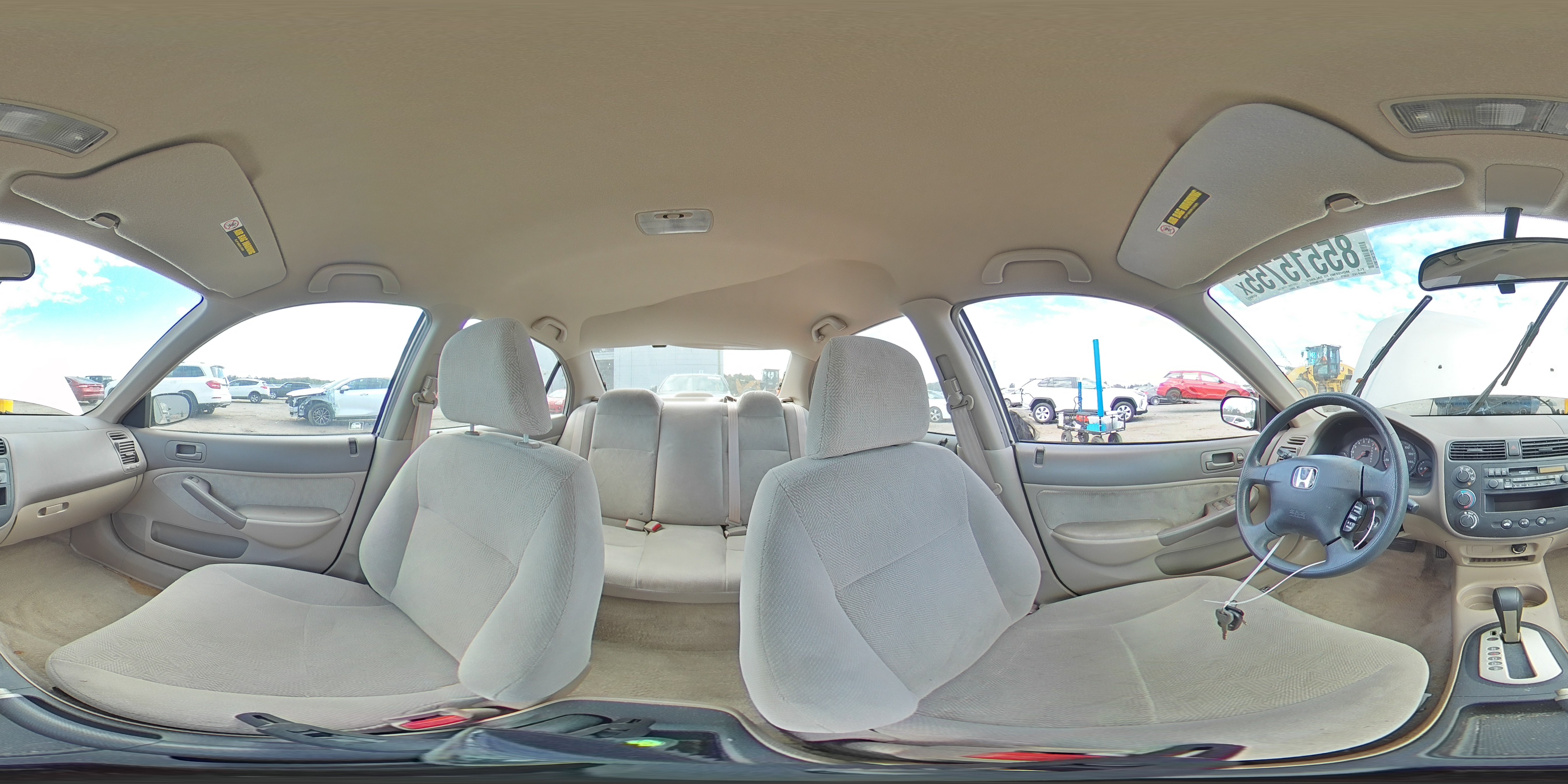 2001 Honda Civic Lx VIN: 2HGES16571H539044 Lot: 85515755