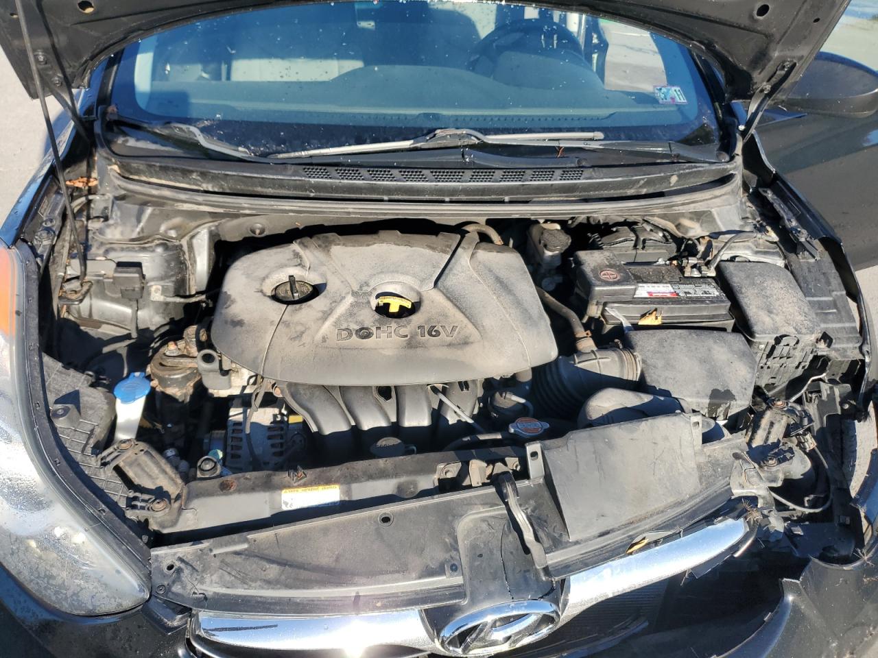 2012 Hyundai Elantra Gls VIN: 5NPDH4AE6CH105287 Lot: 85653825