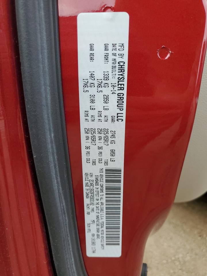 2015 Chrysler Town & Country Touring VIN: 2C4RC1BG9FR583102 Lot: 85290975