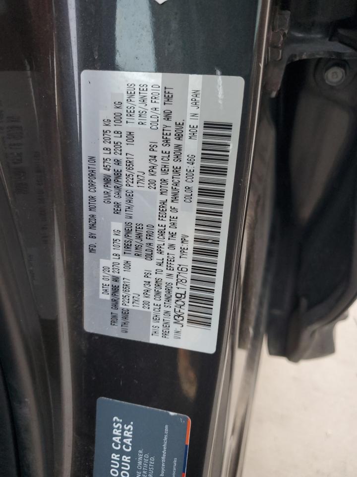 2020 Mazda Cx-5 Touring VIN: JM3KFACM9L1787161 Lot: 87243825