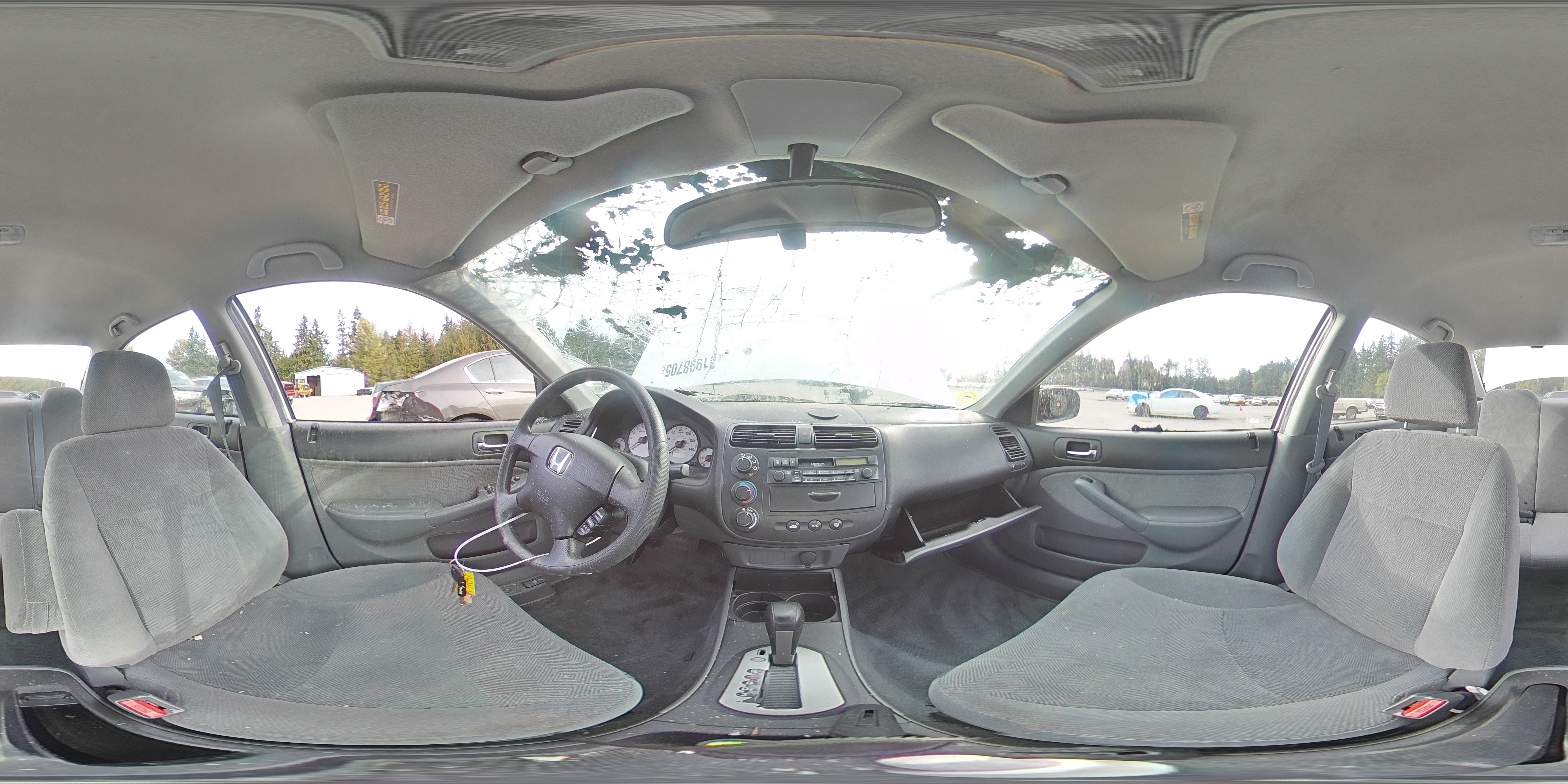 2002 Honda Civic Lx VIN: 1HGES16532L082012 Lot: 81998705