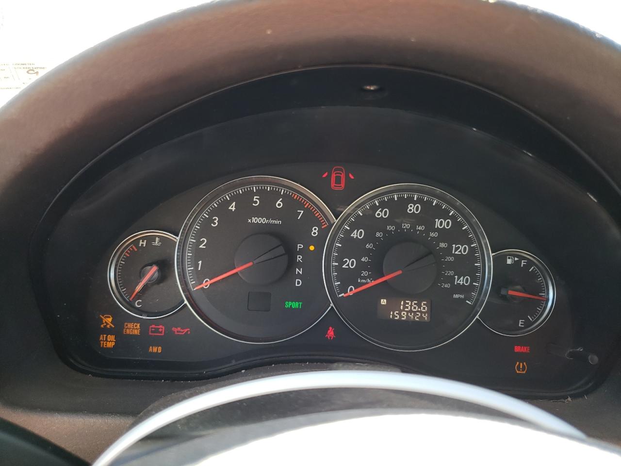 2009 Subaru Outback 2.5I VIN: 4S4BP61CX97311368 Lot: 82345385