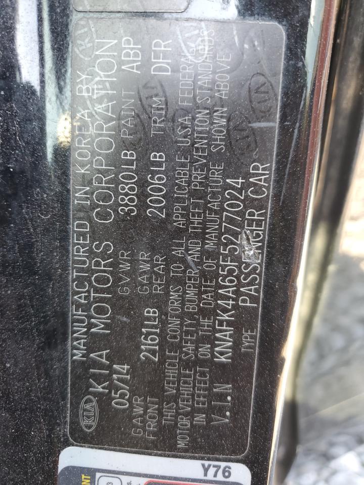 2015 Kia Forte Lx VIN: KNAFK4A65F5277024 Lot: 87050635