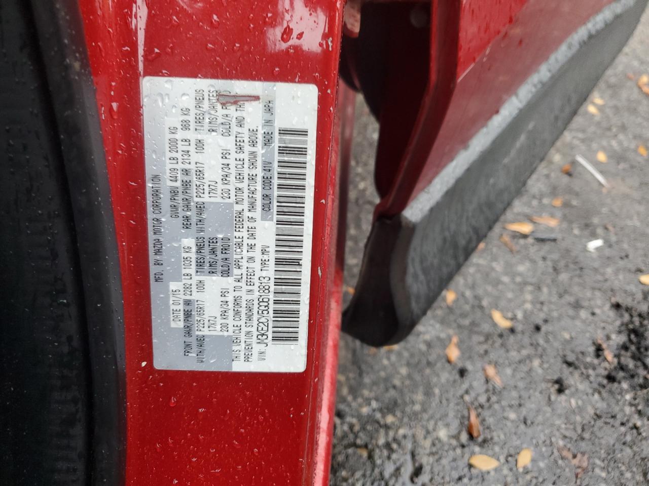 2016 Mazda Cx-5 Touring VIN: JM3KE2CY5G0618813 Lot: 87269245