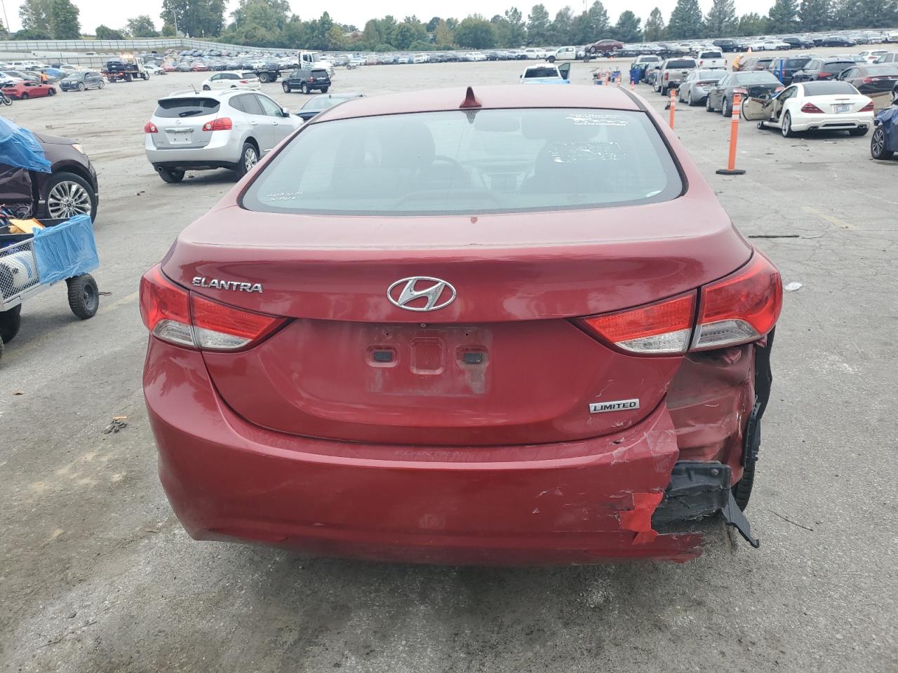 2013 Hyundai Elantra Gls VIN: KMHDH4AE6DU742263 Lot: 84746445