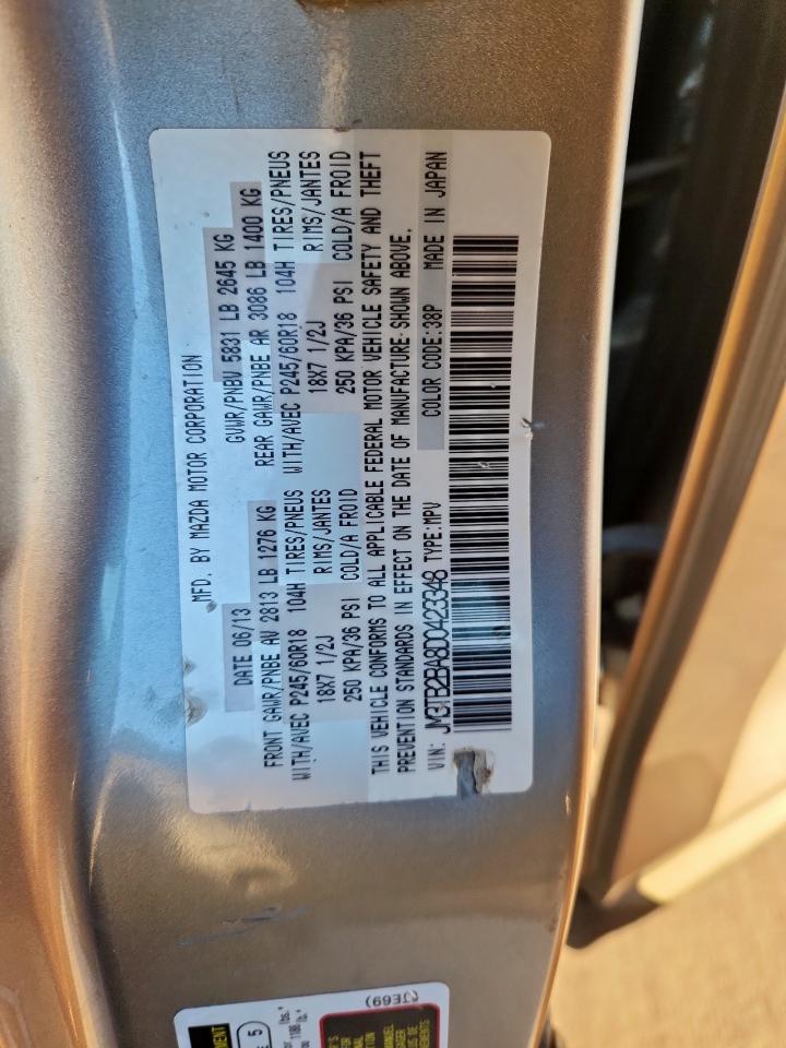 2013 Mazda Cx-9 Sport VIN: JM3TB2BA8D0423348 Lot: 81089735