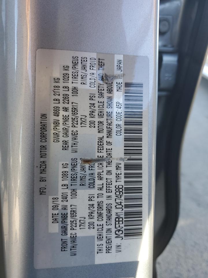 2018 Mazda Cx-5 Sport VIN: JM3KFBBM1J0474986 Lot: 81883165