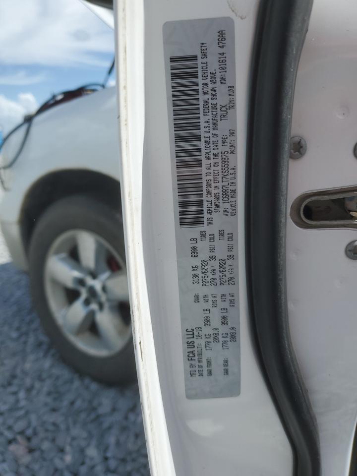 2019 Ram 1500 Classic Slt VIN: 1C6RR7LT7KS559975 Lot: 82345795