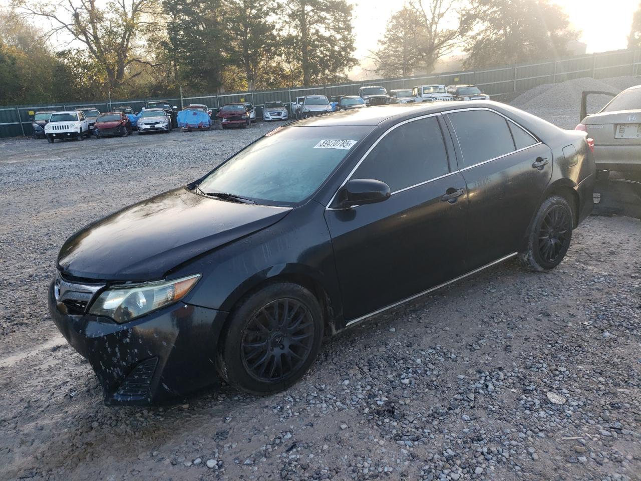 2014 Toyota Camry L black sedan gas 4T4BF1FK5ER389662 photo #1