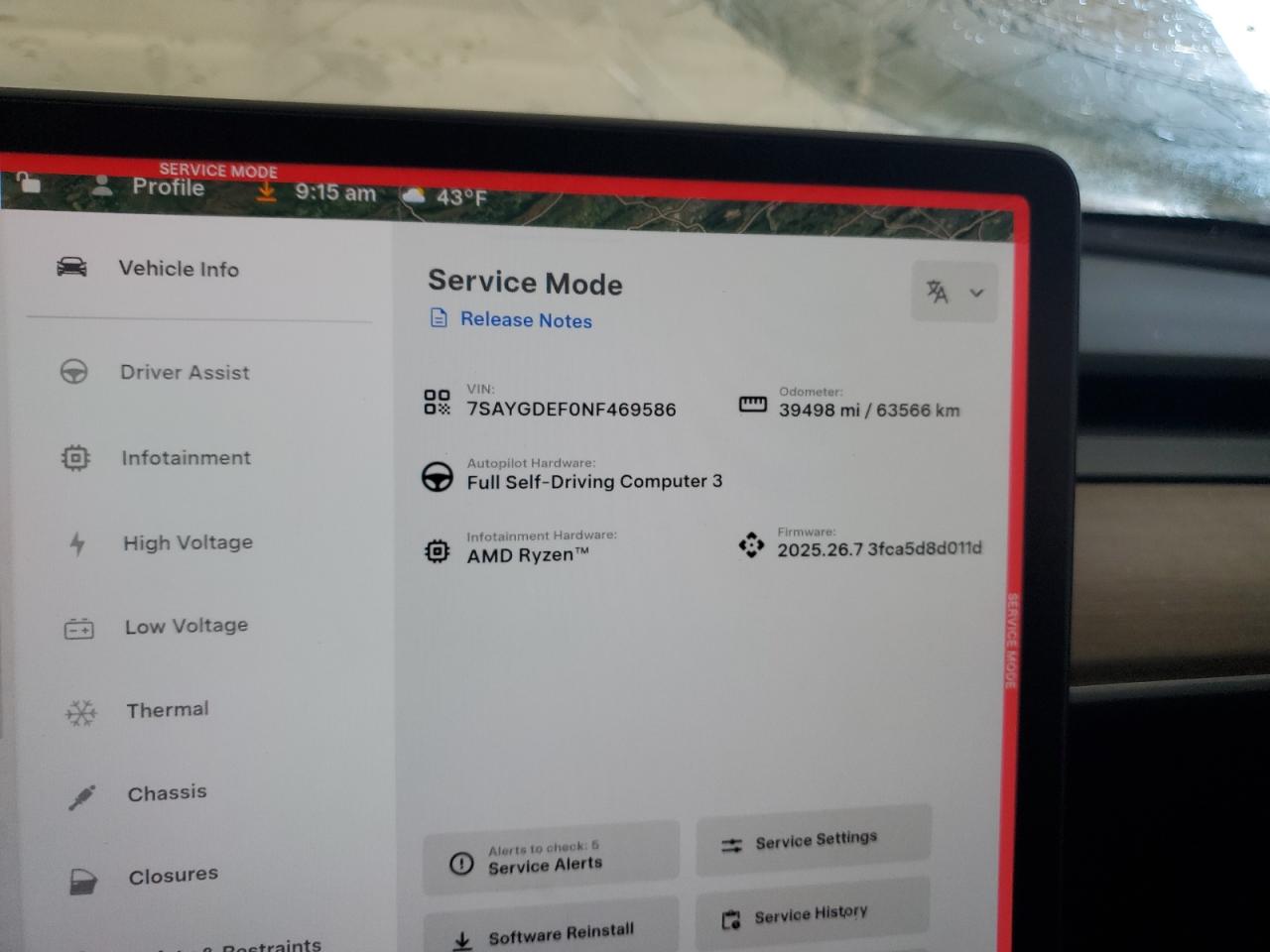 2022 Tesla Model Y VIN: 7SAYGDEF0NF469586 Lot: 91021255