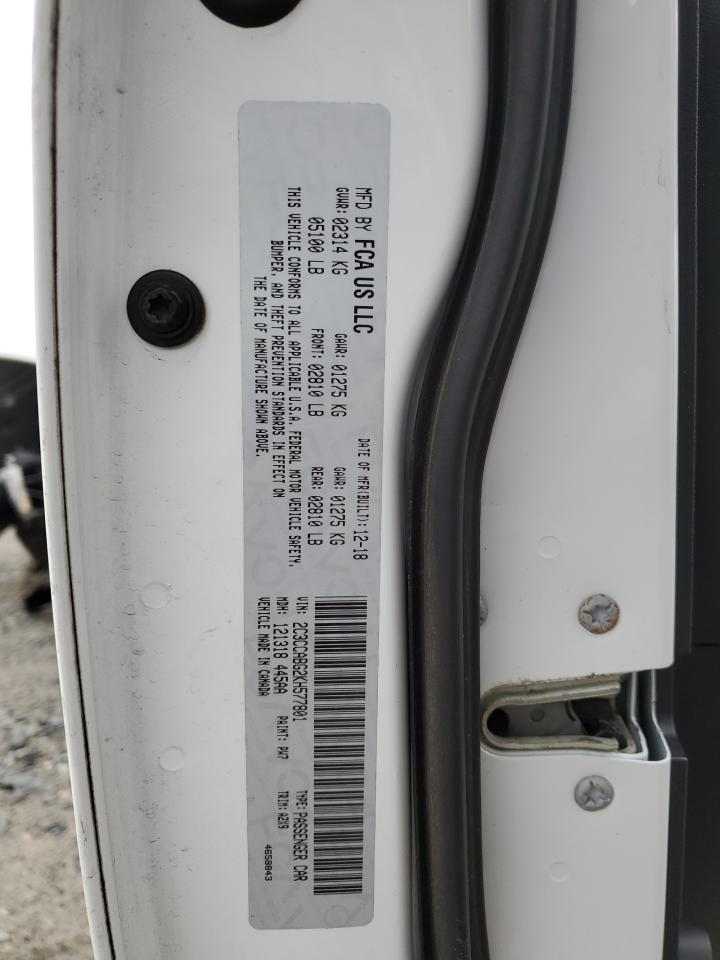 2019 Chrysler 300 S VIN: 2C3CCABG2KH577801 Lot: 90126735