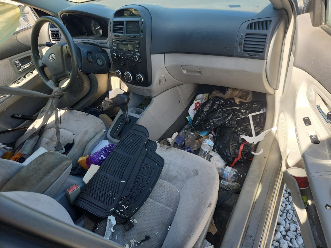 2007 Kia Spectra Ex VIN: KNAFE121475454950 Lot: 89897625