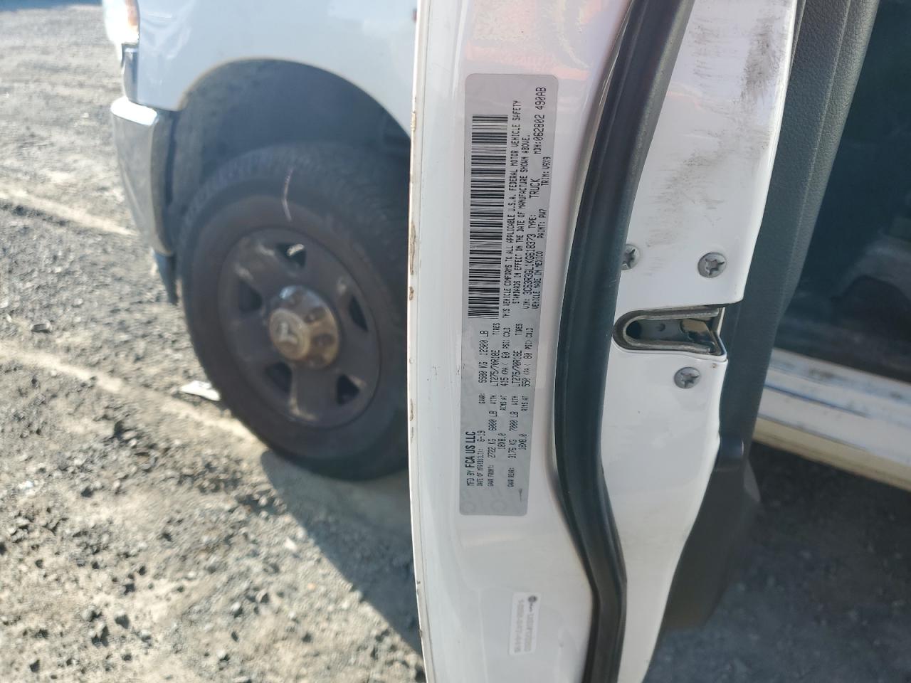 2019 Ram 3500 Tradesman VIN: 3C63R3GL1KG618373 Lot: 86684155