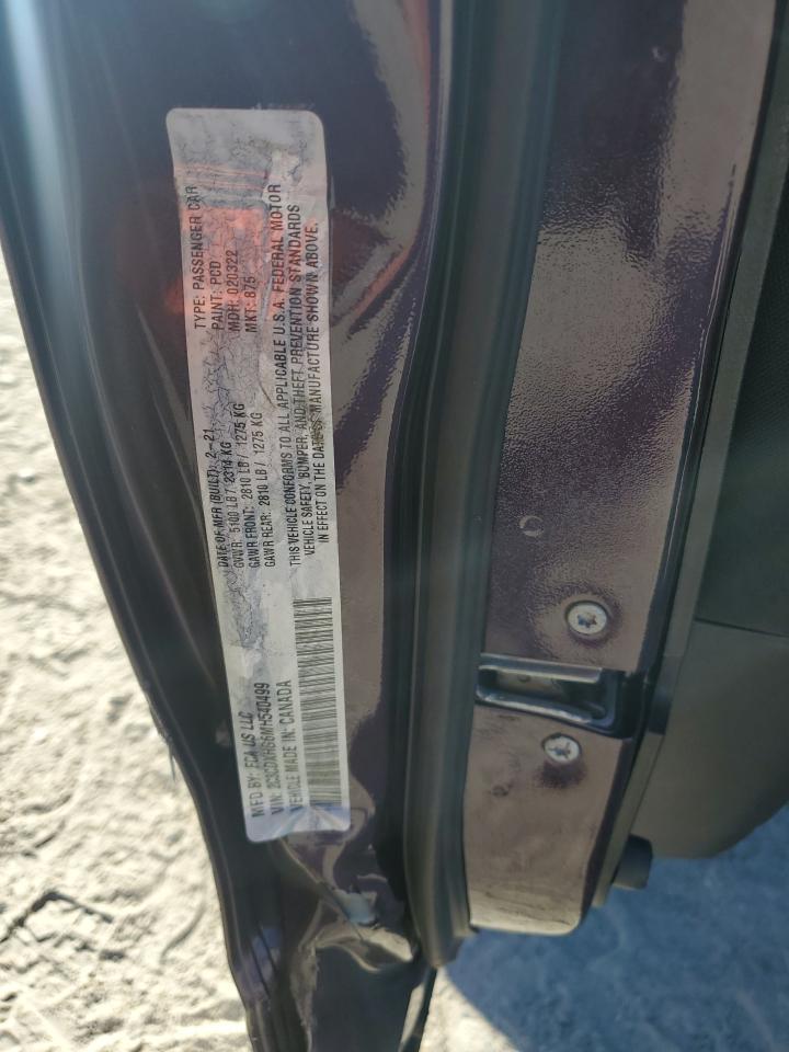 2021 Dodge Charger Gt VIN: 2C3CDXHG6MH540499 Lot: 81960015