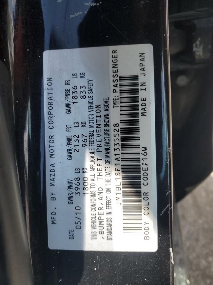2010 Mazda 3 I VIN: JM1BL1SF1A1335528 Lot: 85141515