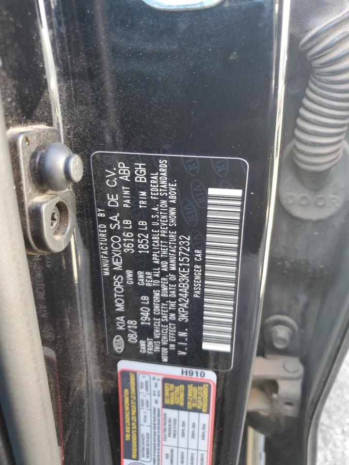 2019 Kia Rio S VIN: 3KPA24AB3KE157232 Lot: 85292585