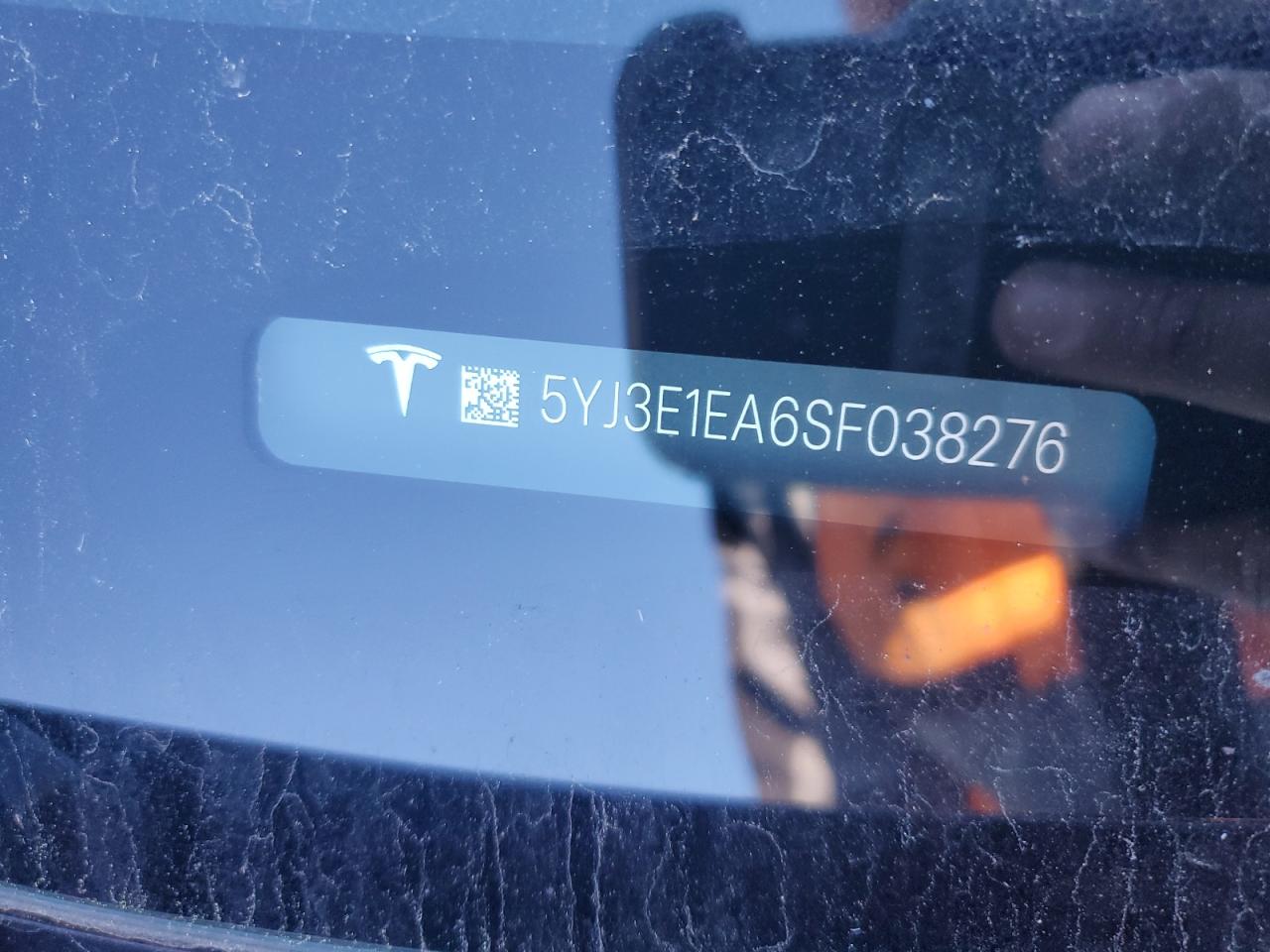 2025 Tesla Model 3 VIN: 5YJ3E1EA6SF038276 Lot: 90929255