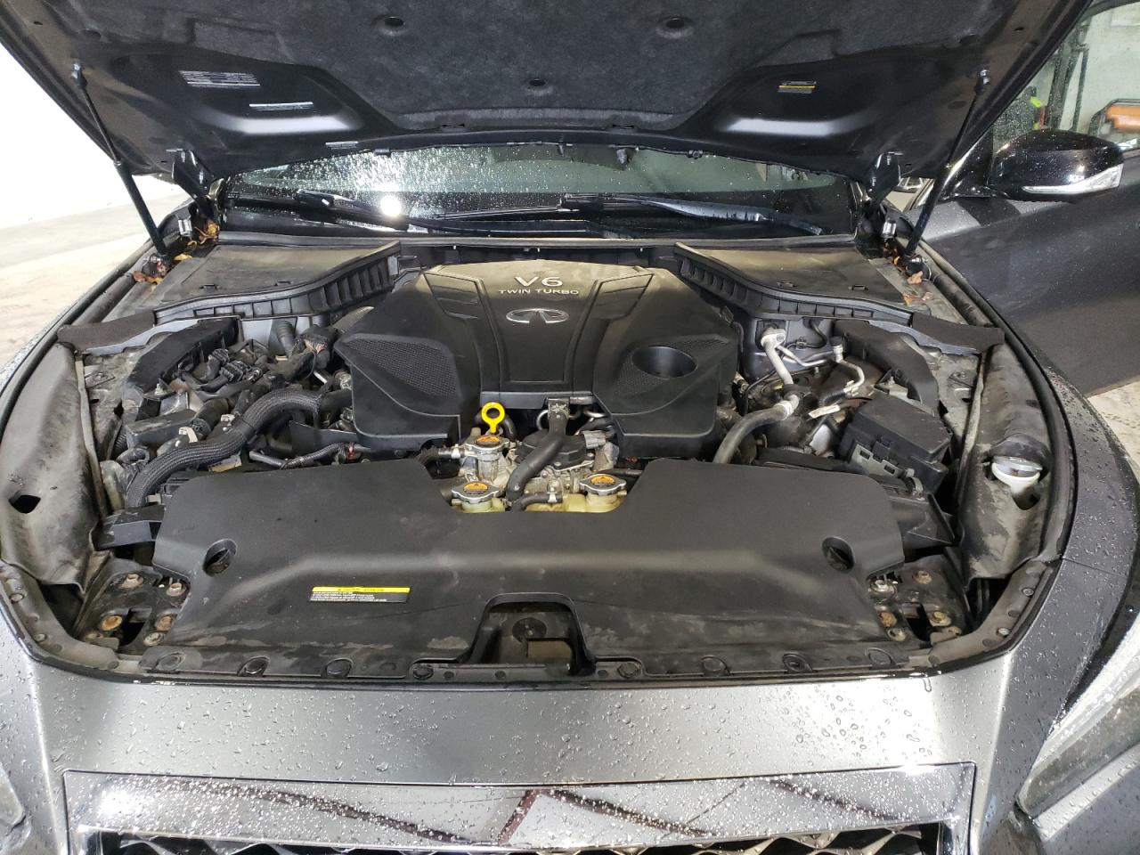 2019 Infiniti Q50 Red Sport 400 VIN: JN1FV7AR9KM800425 Lot: 85782325