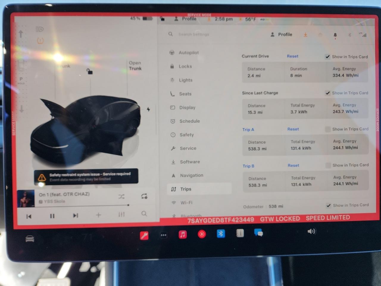 2026 Tesla Model Y VIN: 7SAYGDED8TF423449 Lot: 87251055