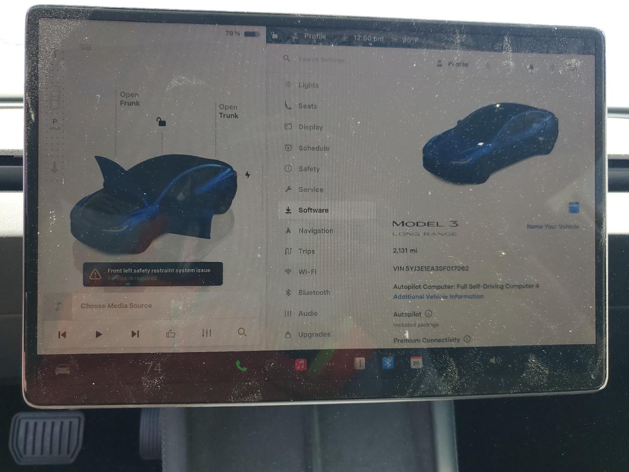 2025 Tesla Model 3 VIN: 5YJ3E1EA3SF017062 Lot: 87259135