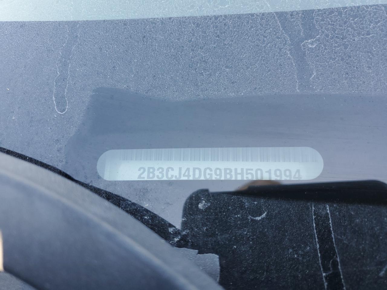 2011 Dodge Challenger VIN: 2B3CJ4DG9BH501994 Lot: 87039665