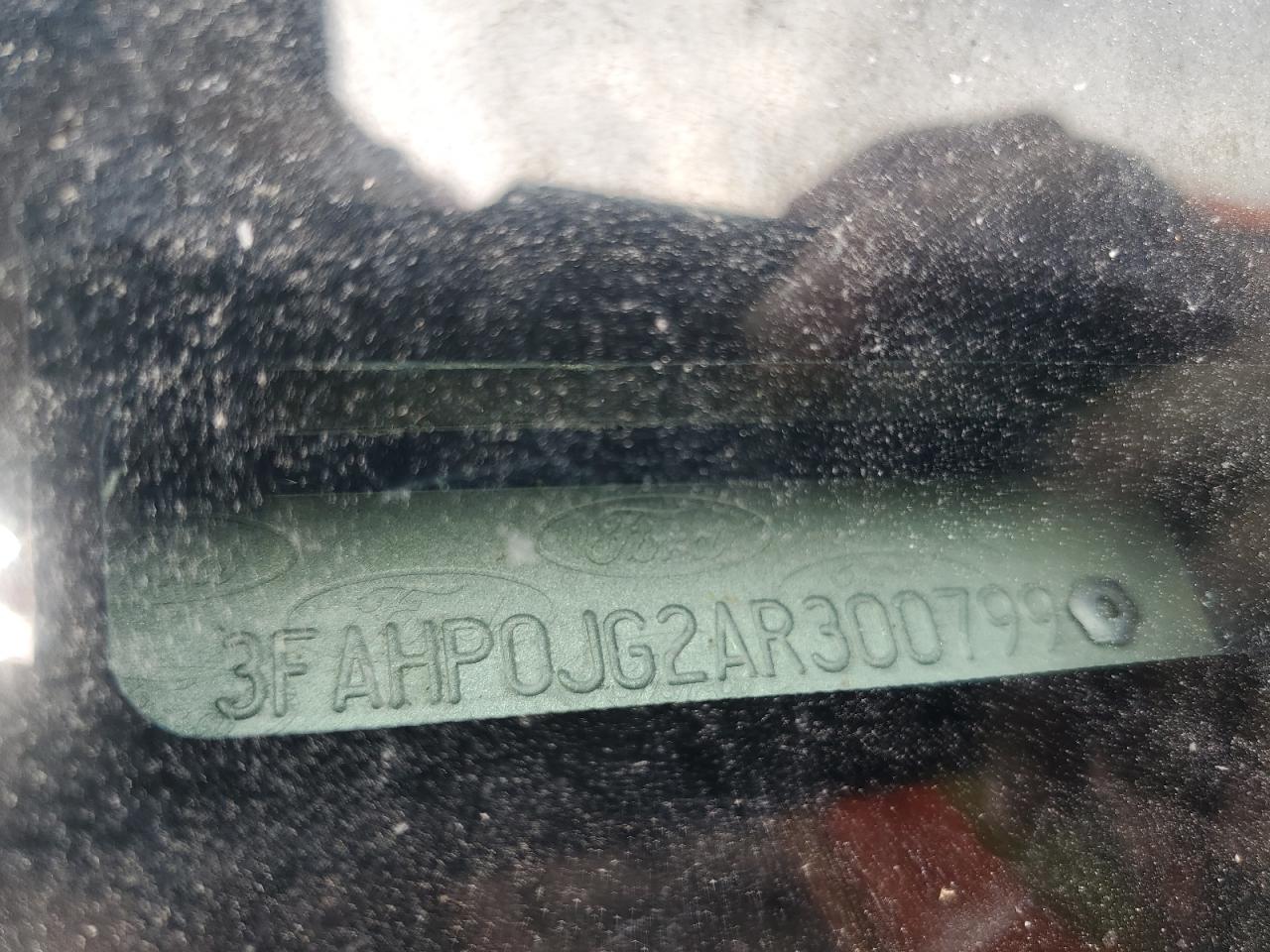 2010 Ford Fusion Sel VIN: 3FAHP0JG2AR300799 Lot: 85559405